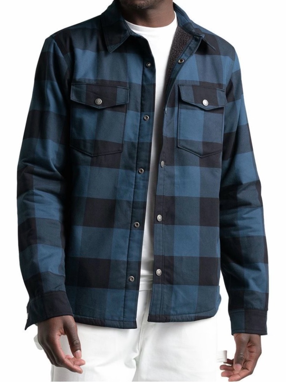 The North Face-Campshire Lined Flannel Shirt  Jacket-Buffalo Plaid-XL